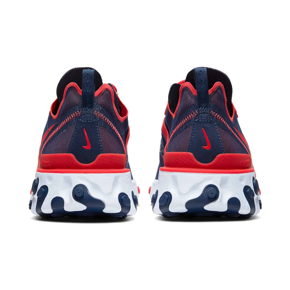 Nike React Element 55 New England Patriots College Navy/White-Silver-University Red (CK4883-400)