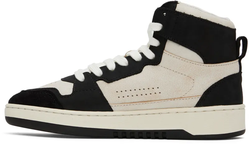 Axel Arigato Beige & Black Dice Hi Sneakers (F0003021)