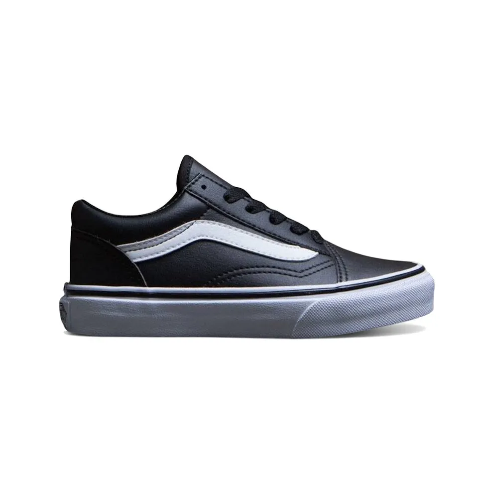 Vans Old Skool Black White Leather (VN08HBNQR)