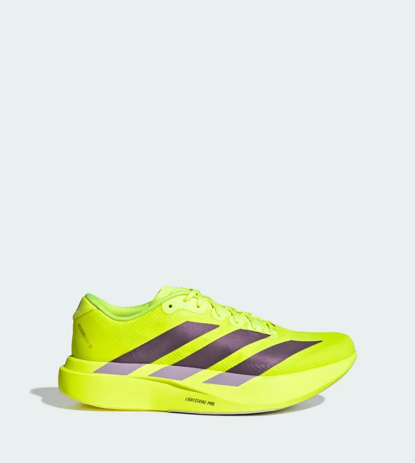 Adidas Adizero EVO SL Solar Yellow / Aurora Plum / Powder Plum – “Green” (JR2024)
