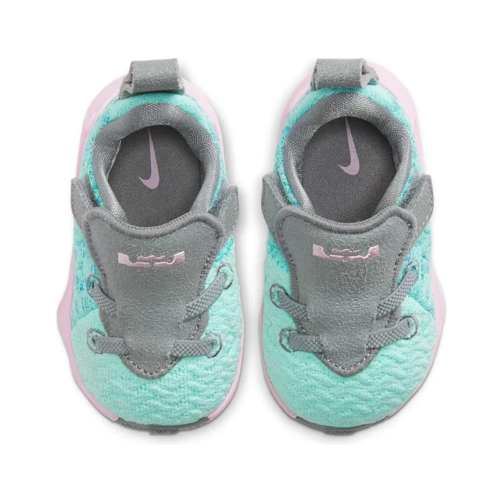 Nike LeBron 17 South Beach (TD) Light Aqua/Particle Grey (BQ5596-444)