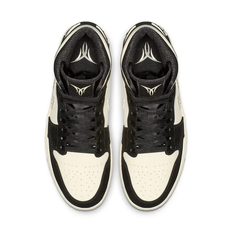 Jordan 1 Mid Equality (2019) Black/Black-Sail-Wolf Grey (852542-010)