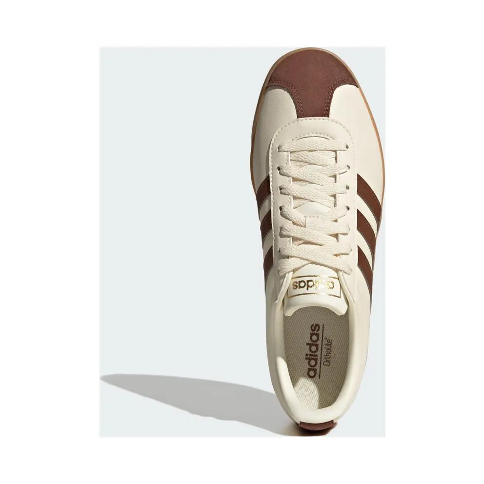 Adidas VL Court 2.0 Shoes Cream White / Preloved Brown / Gum (ID6016)
