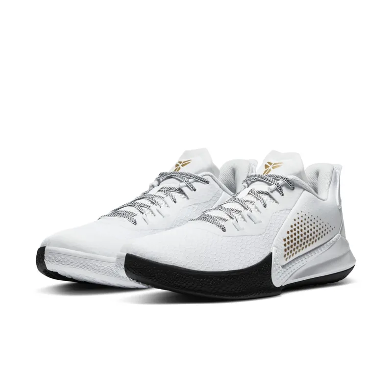Nike Mamba Fury White Metallic Gold White/Metallic Gold-Black (CZ8770-100)