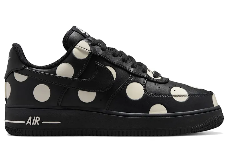 Nike Air Force 1 Low ’07 Polka Dots Black Sail (IR8647-001)
