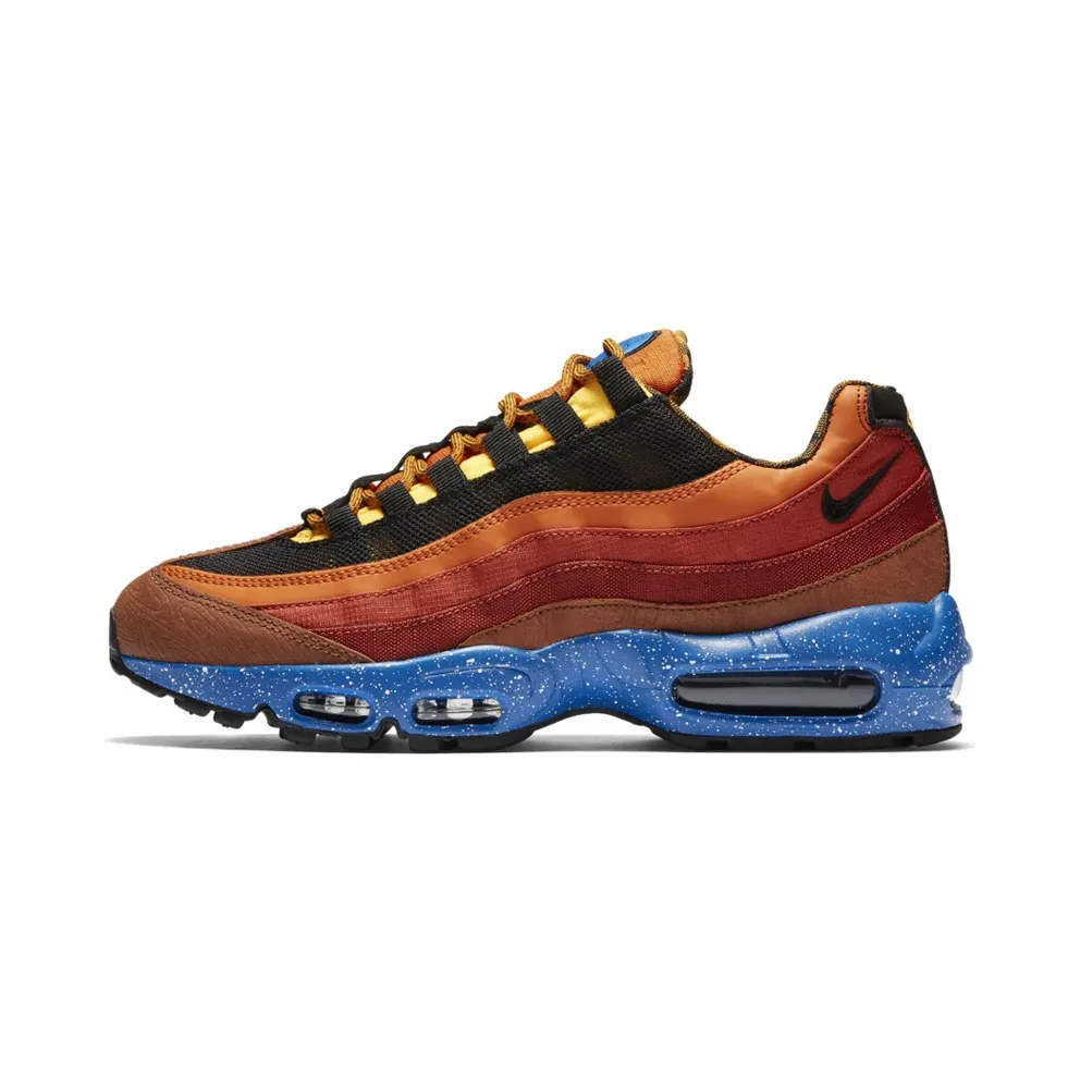 Nike Air Max 95 Campfire Pack Dark Cayenne/Black-Rust Factor-Solar Orange-Laser Orange-Cognac (538416-600)