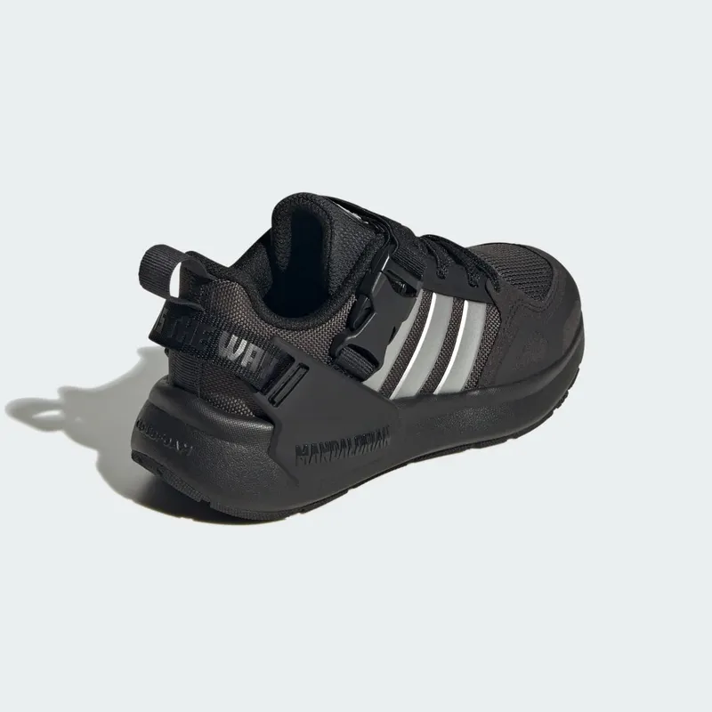 Adidas ADIDAS STAR WARS MANDALORIAN RUNNER Shoes KIDS Carbon / Silver Metallic / Core Black (IH1073)