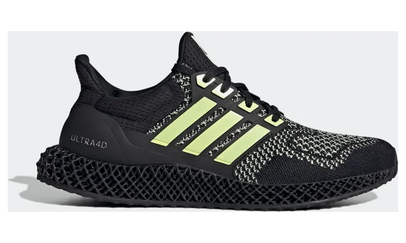 adidas Ultra 4D Core Black / Almost Lime / Silver Metallic (GZ4499)