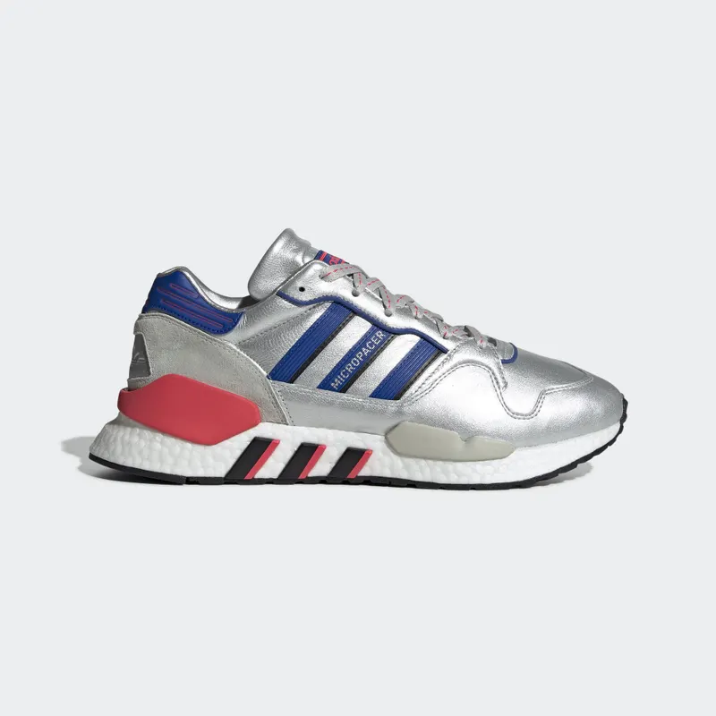 adidas ZX930 EQT Micropacer Silver Metallic/Powder Blue/Shock Red (EF5558)