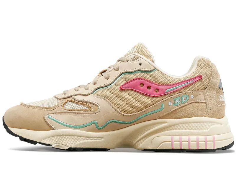 Saucony 3D Grid Hurricane Premium Cream Pink (S70670-5)