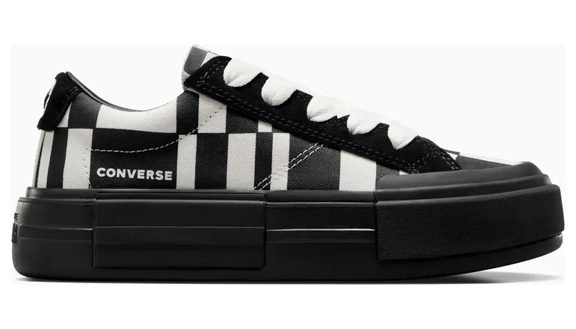 Converse Chuck Taylor All Star Cruise Low Distorted Checkered Distorted Checkered Black Egret (A08790C)