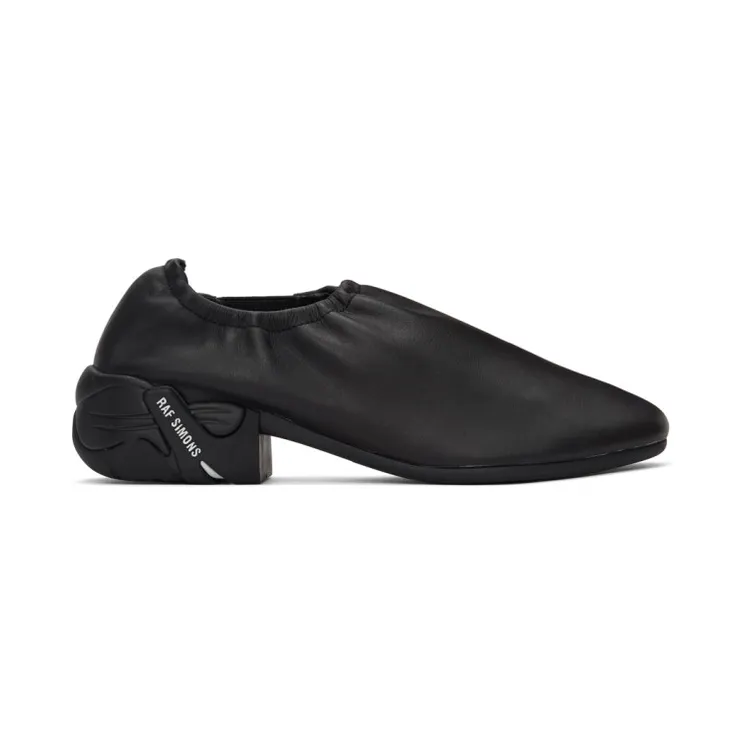 Raf Simons Black Solaris-1 Low Sneakers (202-983B)