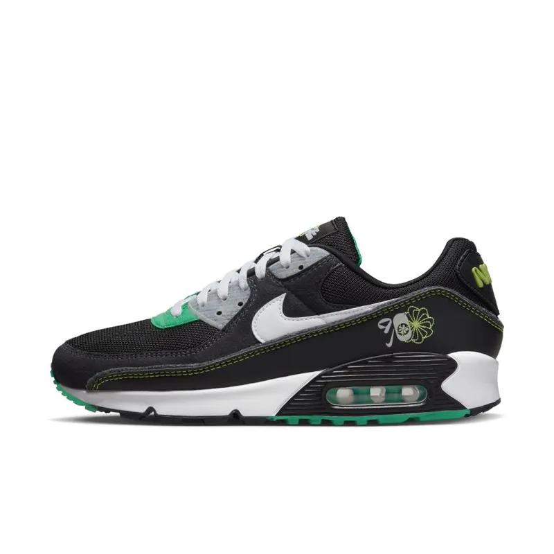 Nike Air Max 90 Psychedelic Black – “Black / White / Wolf Grey / Green” (DV3335-001)