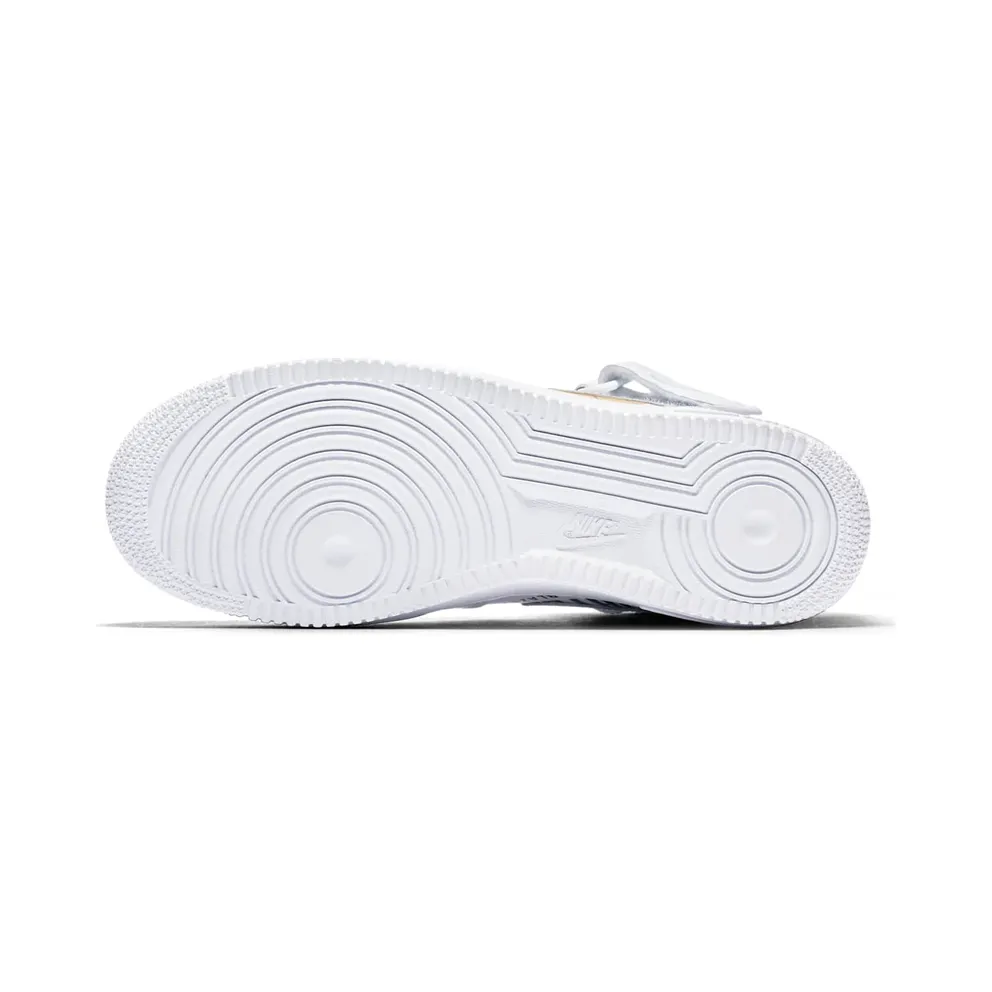 Nike Air Force 1 Mid Supreme NBA White White/White (AQ8017-100)