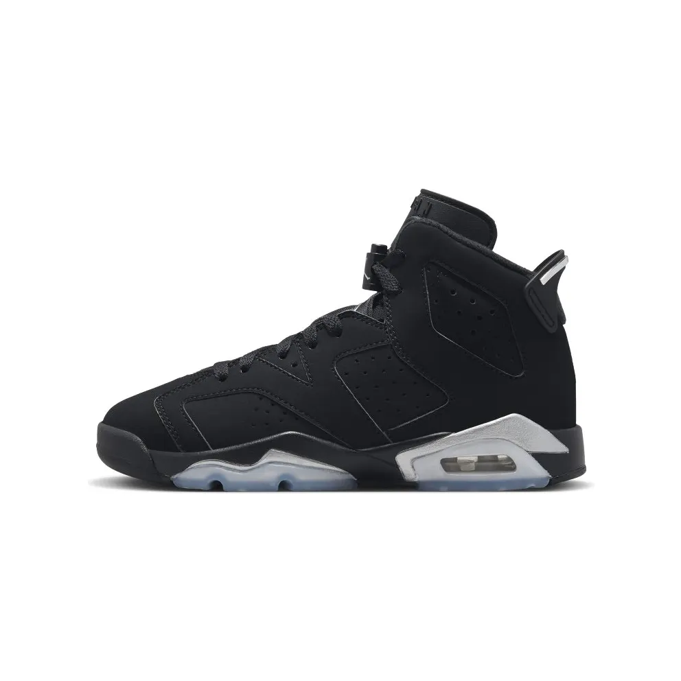 Air Jordan 6 Retro Black/Black/Metallic Silver (DX2835-001)