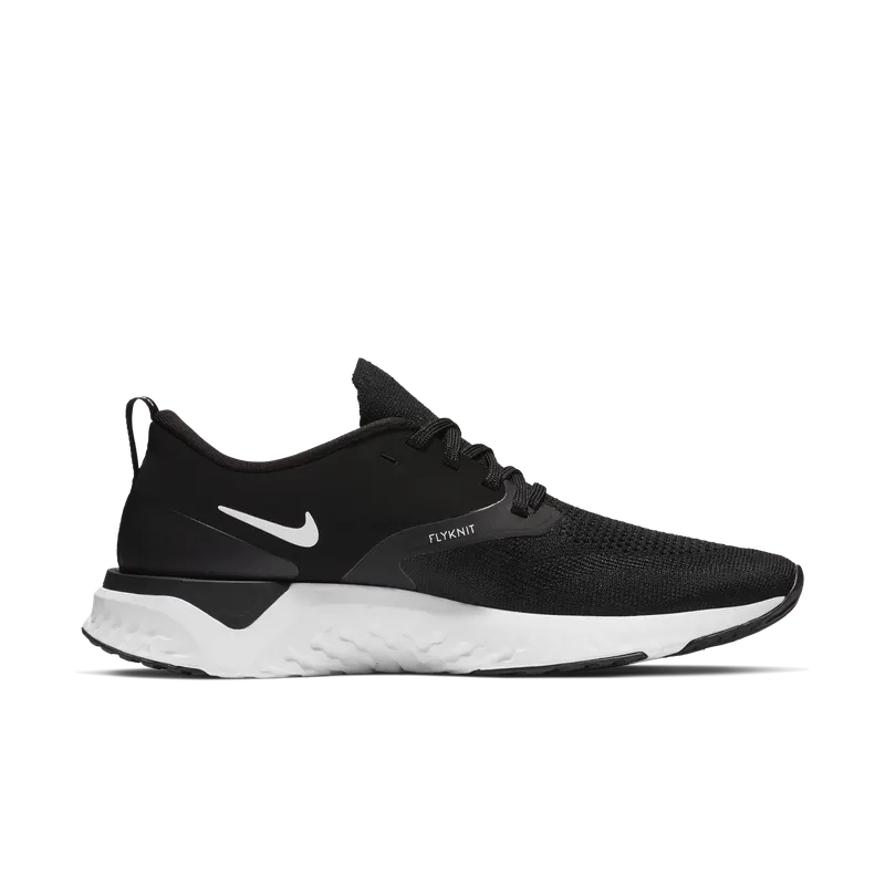 Nike  Odyssey React 2 Flyknit Black White (W) Black/White (AH1016-010)