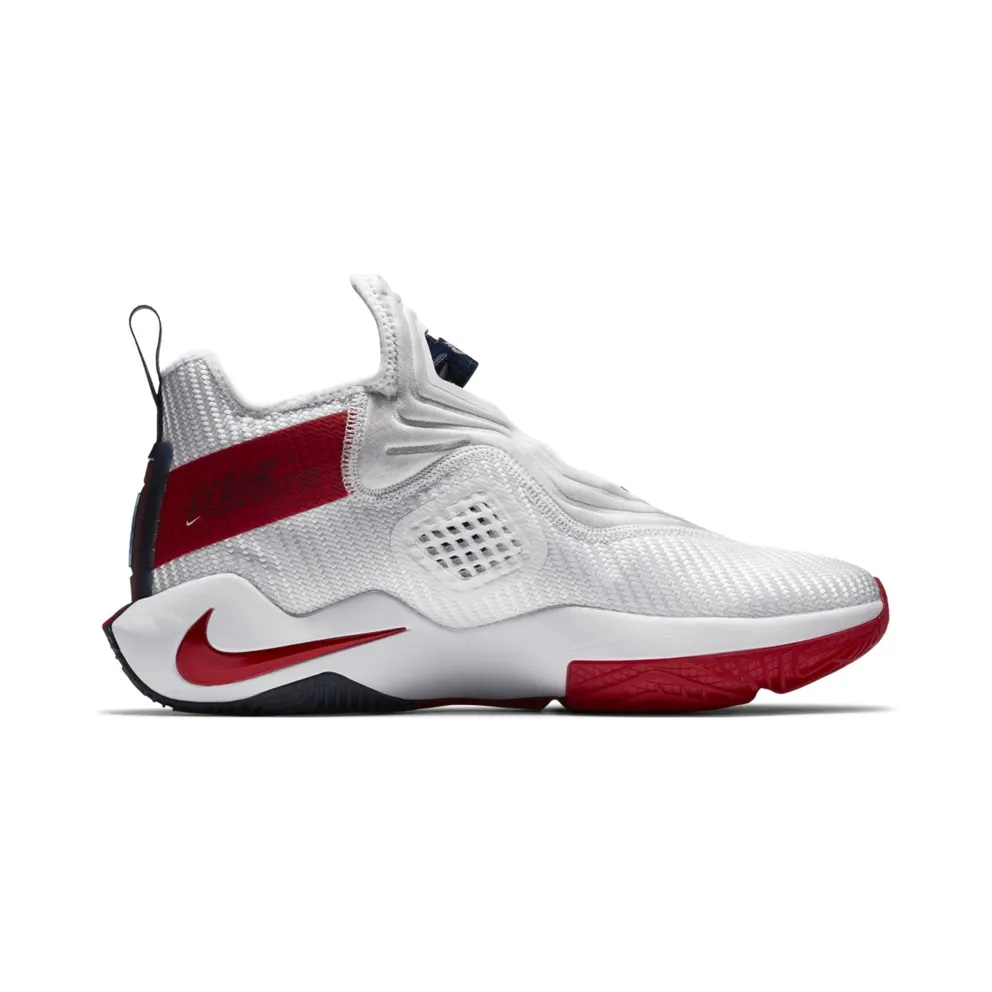 Nike LeBron Soldier 14 USA White/White-University Red-Midnight Navy (CK6047-100)