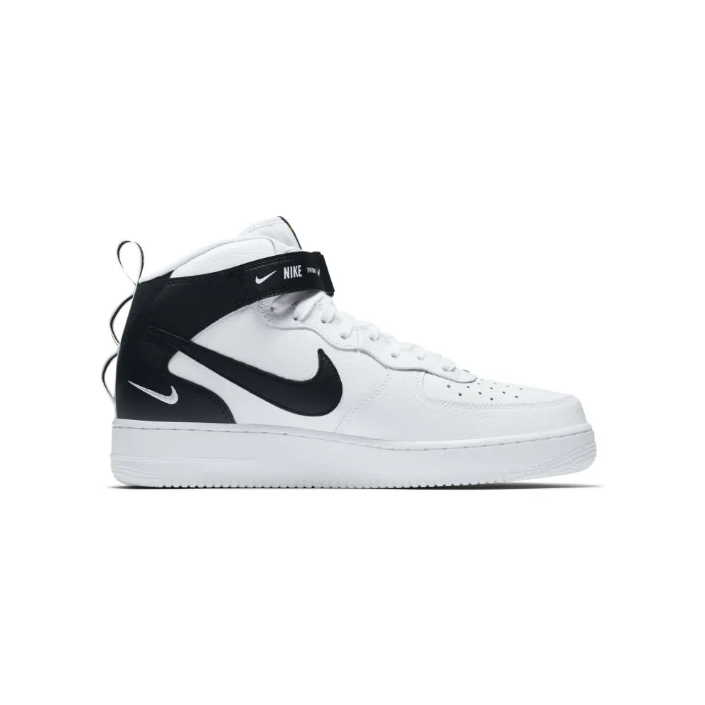 Nike Air Force 1 Mid Utility White Black White/Black-Tour Yellow (804609-103)