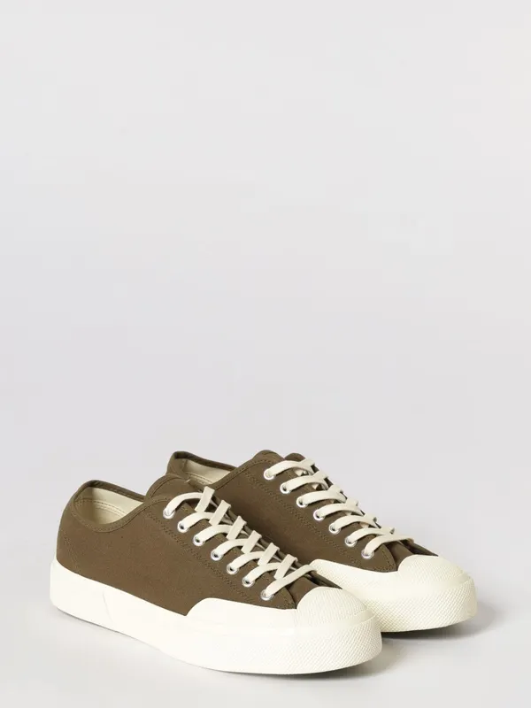 SUPERGA 2432 Works Cotton with Rubber Toe Cap and Sole Green (S51347WA39)