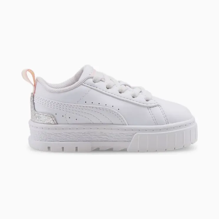 Puma Mayze Shiny met alternatieve sluiting Silver/White (38568501)
