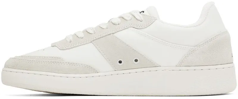 A.P.C. White & Gray Plain Sneakers (PUAAW-M56112)