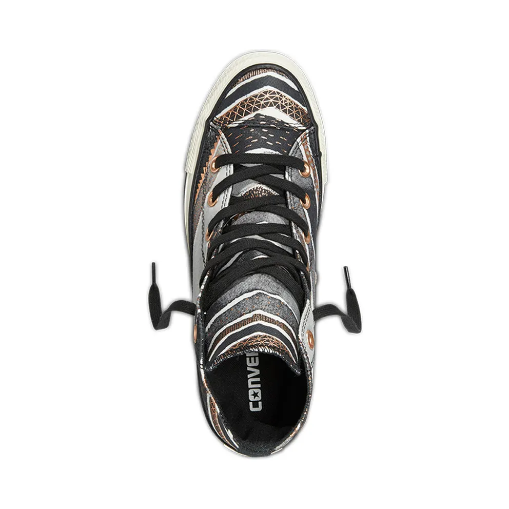 Converse Chuck Taylor All-Star Hi Festive Stripe Black Dolphin (W) (551564C)