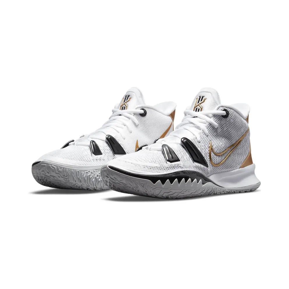 Nike Kyrie 7 White Black Gold (CQ9326-101)