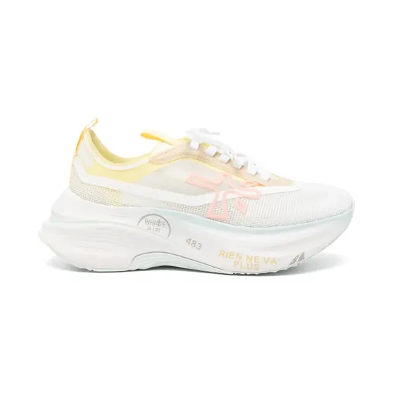 Premiata Hill 8272 sneakers met logo-patch – Wit