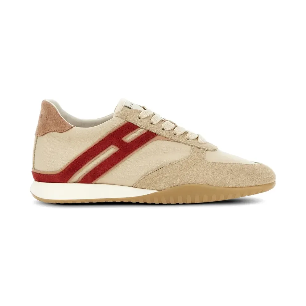 Hogan Olympia-Z Sneakers mit Wildledereinsätzen – Nude (HXW5650GE80V4R)
