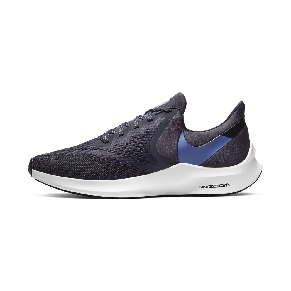 Nike Zoom Winflo 6 ‘Mountain Blue’ “Gridiron / Black / Vast Grey / Mountain Blue” (AQ7497-009)