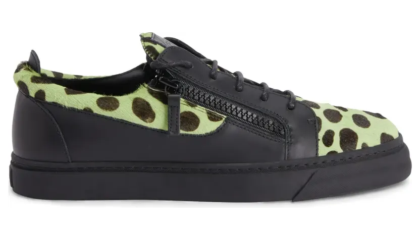 Giuseppe Zanotti Frankie Sneakers mit doppeltem Reißverschluss – Schwarz (RU00129K49)