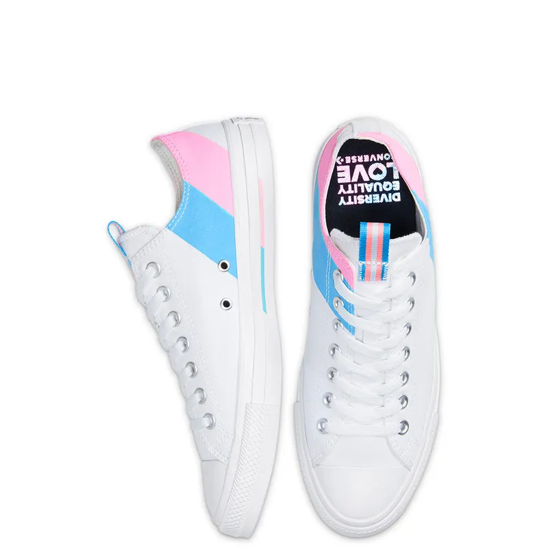 Converse Chuck Taylor All-Star Ox Pride (2020) White/90s Pink-Gnarly Blue (167760C)