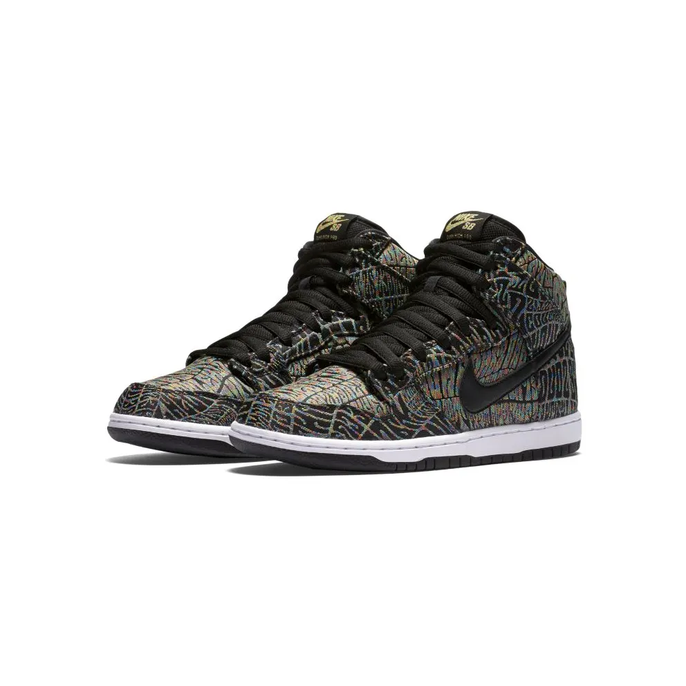 Nike Dunk SB High Tripper Pack Black/Rainbow-White-Black (313171-029)