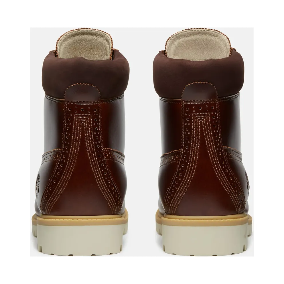 Timberland 6 Premium Brogue Boot Medium Brown Wingtip (TB0A2A8V-EM4)