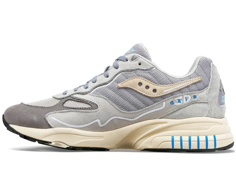 Saucony 3D Grid Hurricane Gray Cream (S70670-6)