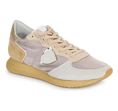 Philippe Model Stijlvolle lage top in Grey- Brown en White “Grey” (TZLDWR15)