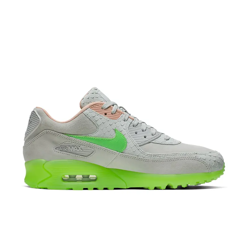 Nike Air Max 90 New Species Pure Platinum/Electro Green-Bio Beige (CQ0786-001)