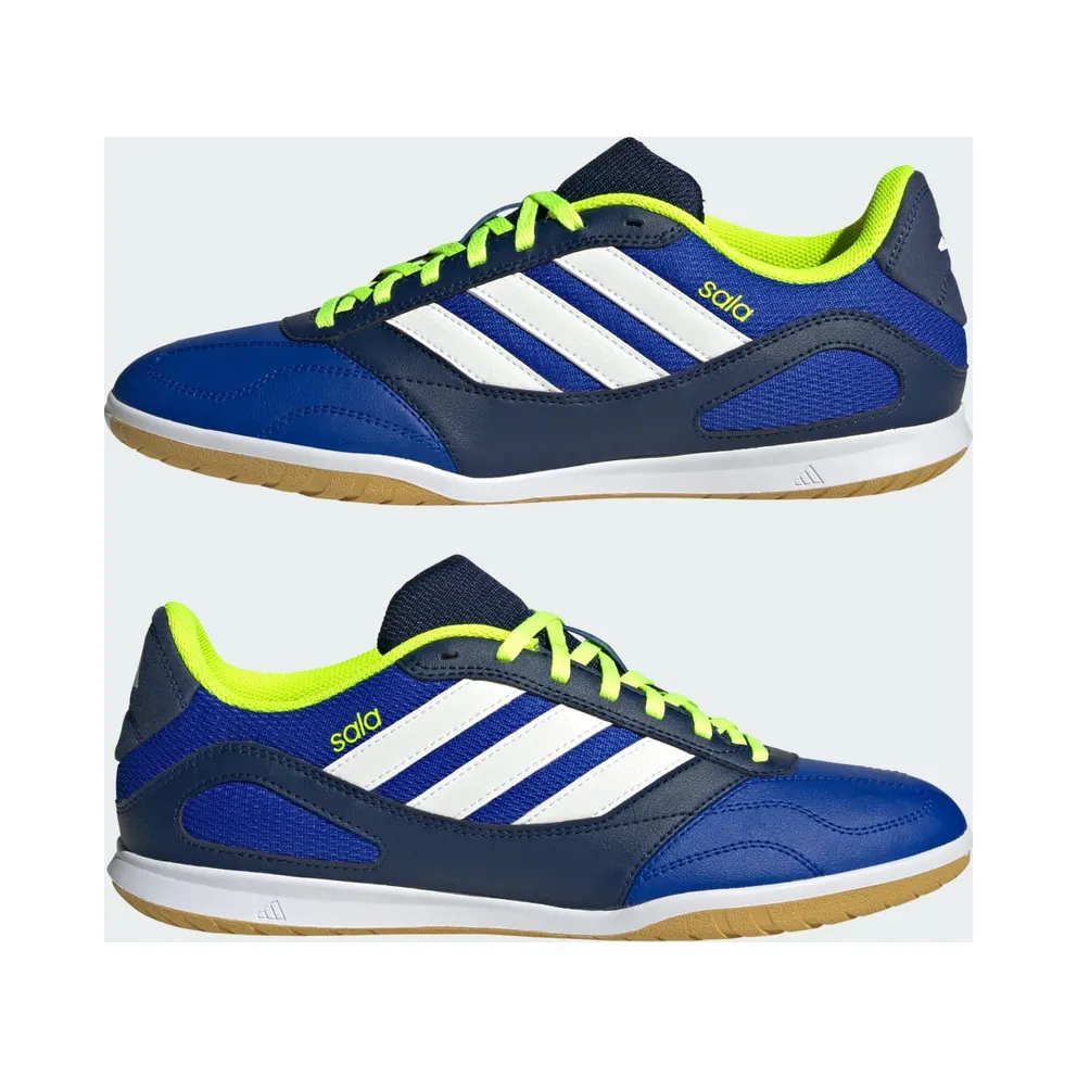 adidas Super Sala Competition 3 Indoor Lucid Blue Cloud White Lucid Lemon (JR5398)