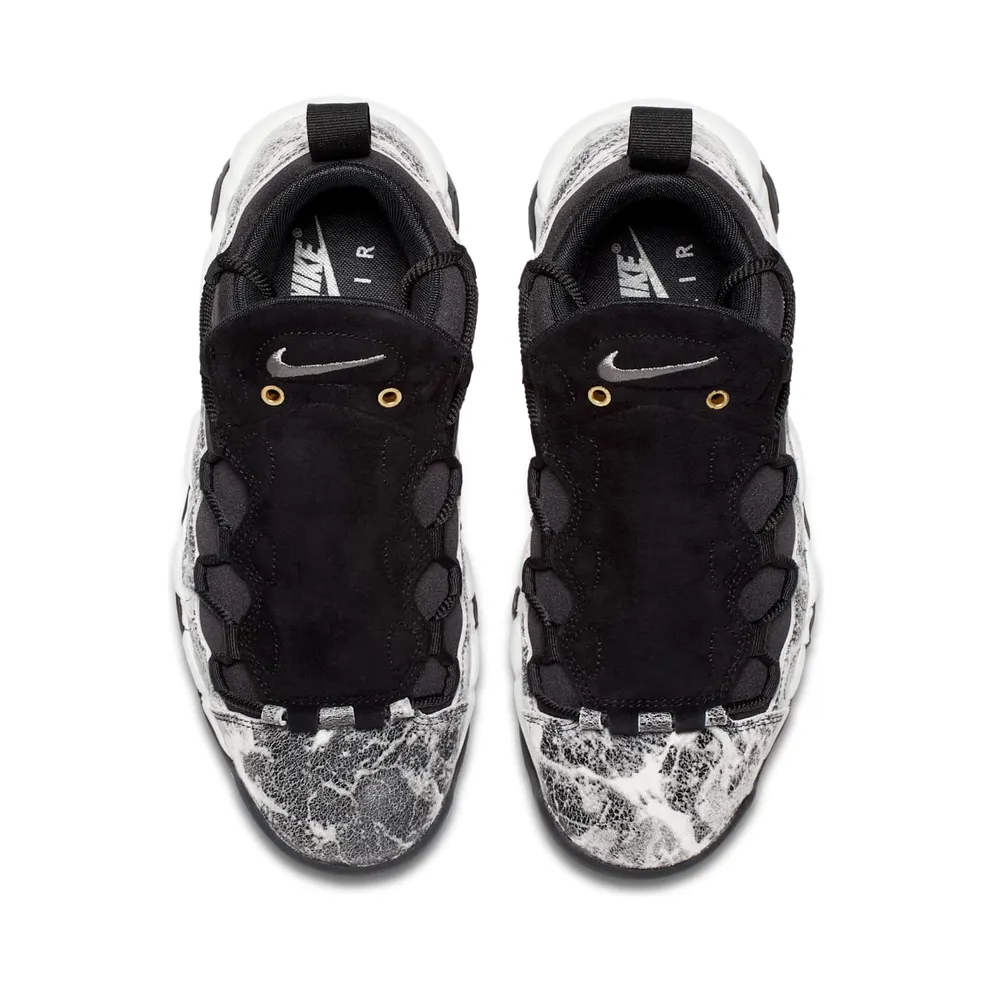 Nike Air More Money LX “Black / Summit White / Metallic Pewter” (AJ1312-003)