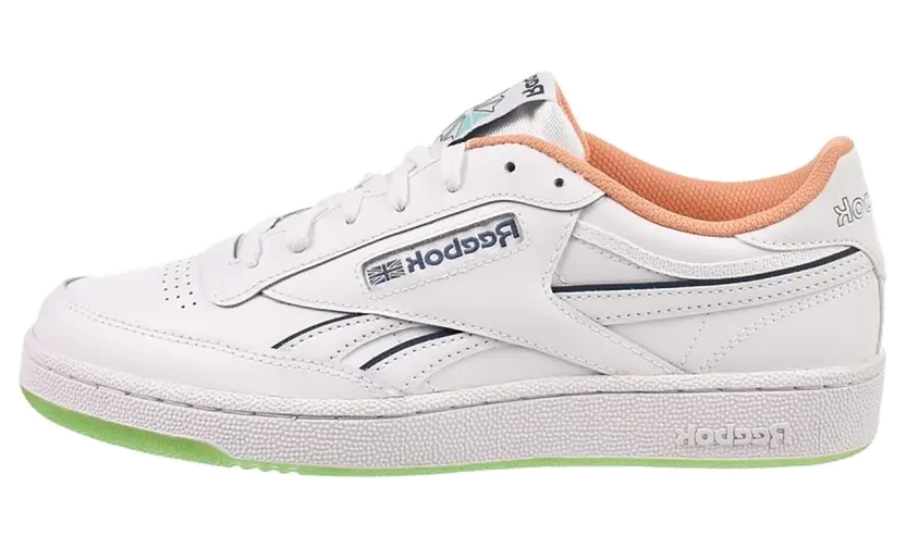 Reebok Club C Revenge “White/Aqua/Orange” (100208-995)