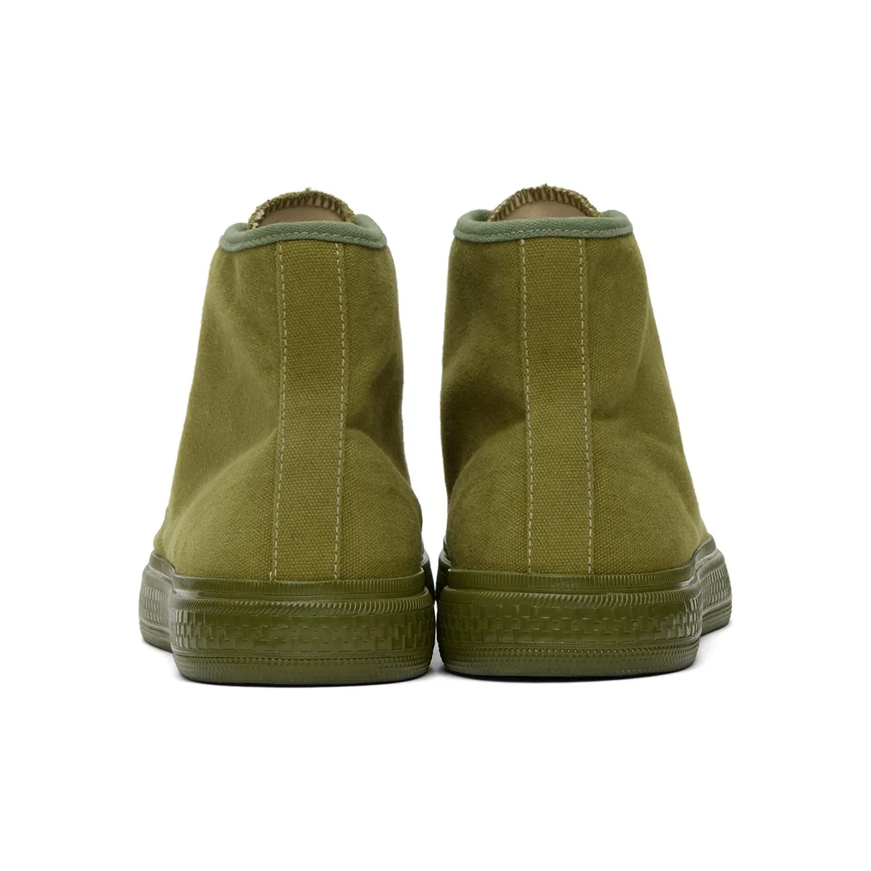 Acne Studios Green Ballow High AB7 OLIVE GREEN (BD0226-) (2)