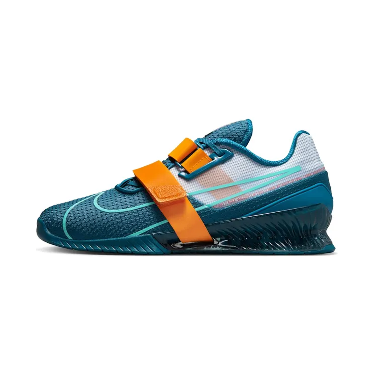 Nike Romaleos 4 “Marina / Kumquat / Siren Red / Washed Teal” (CD3463-493)