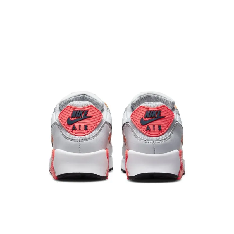 Nike Air Max 90 Grey Crimson Gold (W) (DH5072-001)