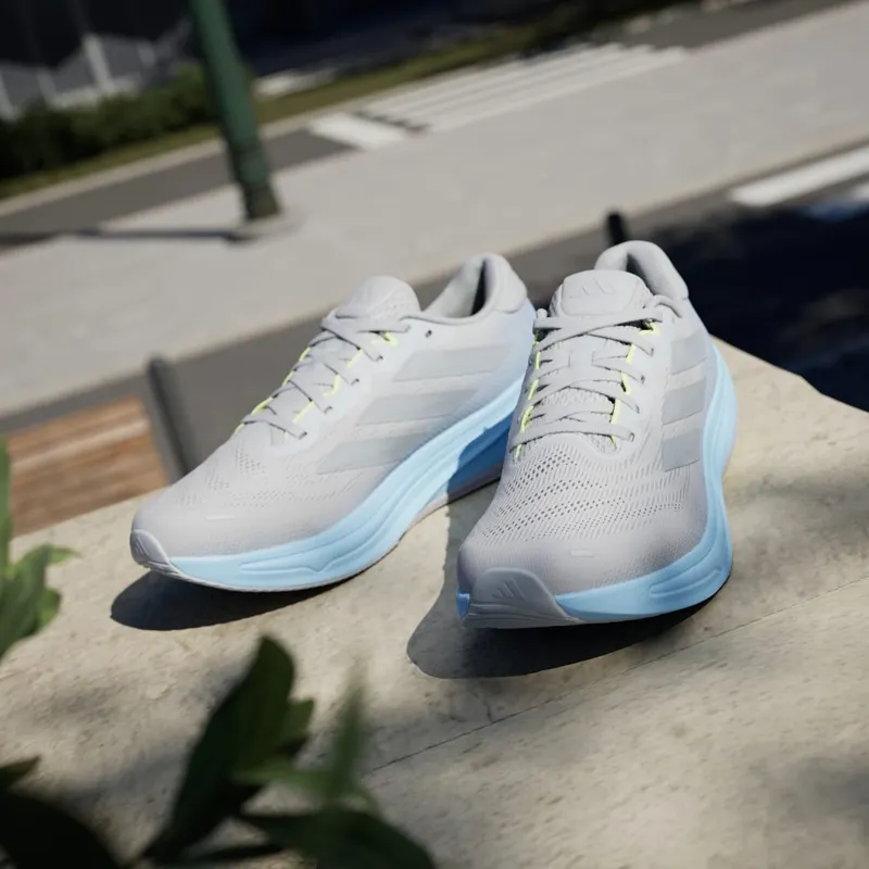 adidas Supernova Rise 2 Grey Matte Silver Glow Blue (JS3046)