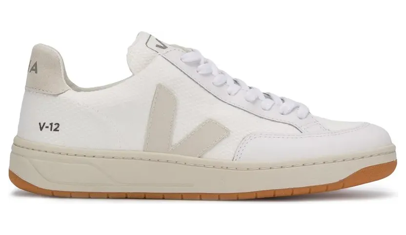 VEJA Sneakers mit Netzeinsatz – Weiß (V12BMESH)