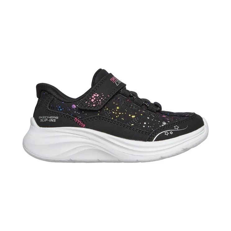 Skechers Slip-ins: Comfy Sprints “Cozy Fit Colordrip Black” (304111NBKMT)