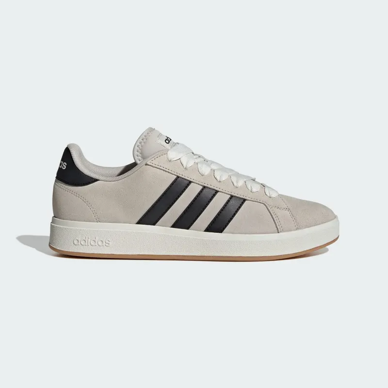 adidas Grand Court Base 00s “Beige / Core Black / Off White” (JR5544)