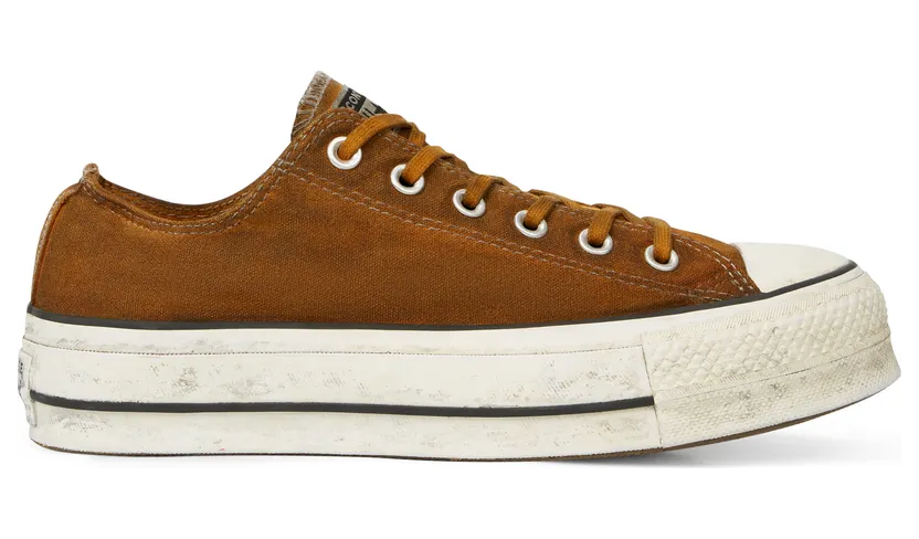 Converse Chuck Taylor All Star Canvas Rust Platform Low Top White/rust Brick (565762C)