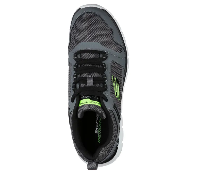 Skechers Track – Knockhill – Houtskool / Black – “Grey” (232001 CCBK)