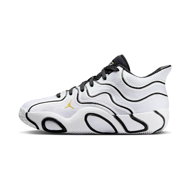 Jordan Tatum 3 Tunnel Walk “White / Black / Metallic Gold” (IB8151-100)
